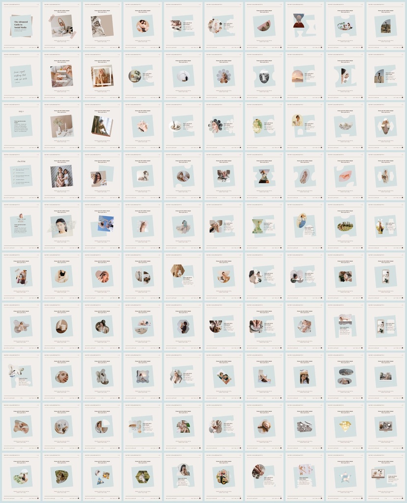 インスタグラム&ピンタレストテンプレートCanva500点セット - Wabi-sabi