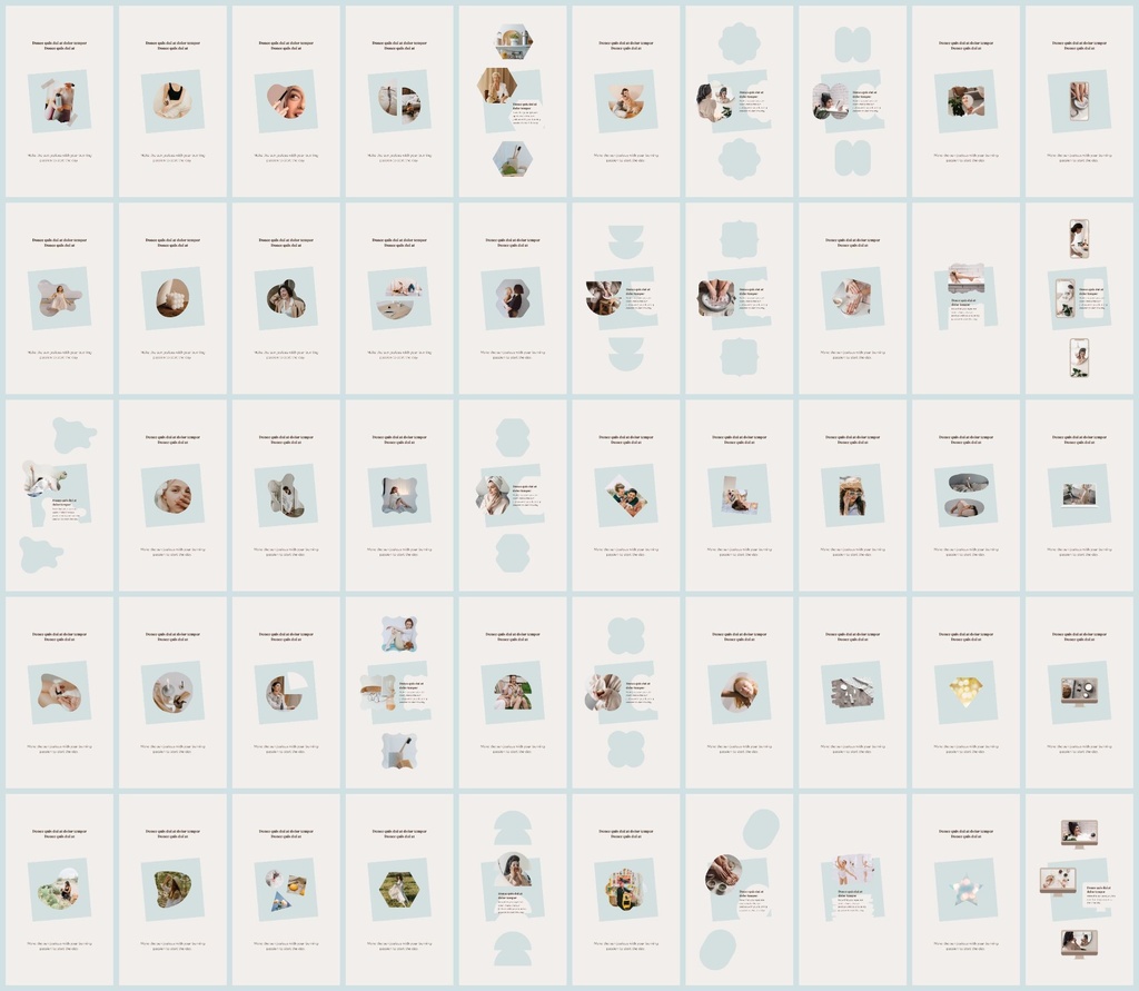 インスタグラム&ピンタレストテンプレートCanva500点セット - Wabi-sabi