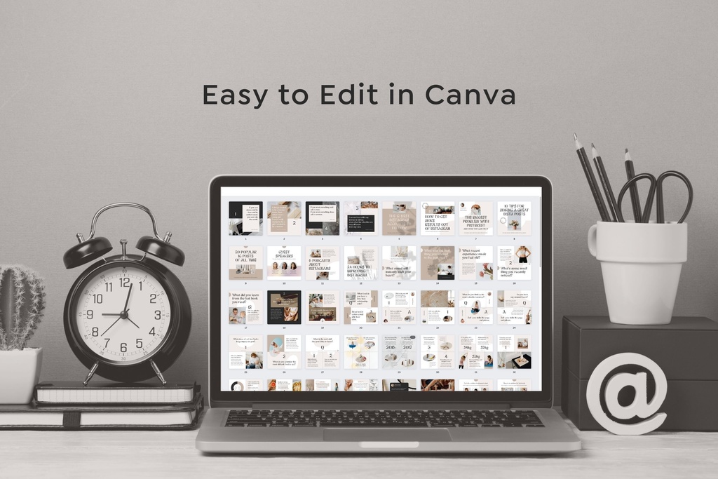 インスタグラムテンプレートCanva投稿&ストーリー300点セット - Luxe