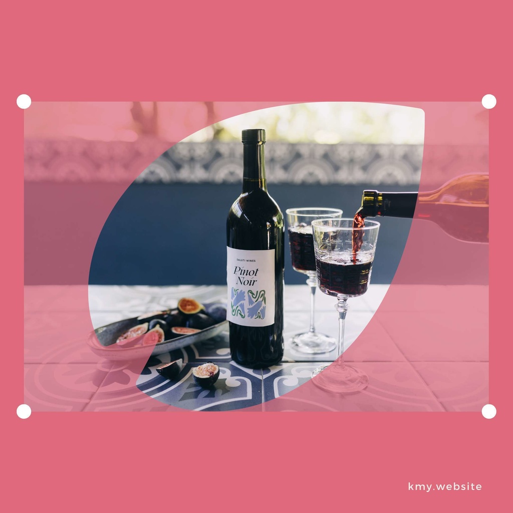 中の写真が傾かない花びら型Canva写真フレームセット