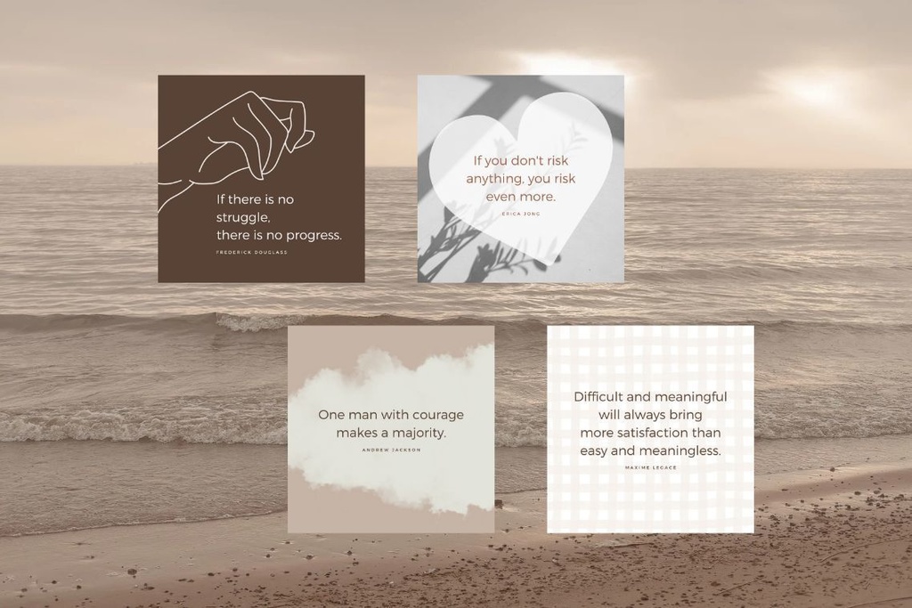 インスタグラム投稿&ストーリーCanvaテンプレート300点セット - Hand