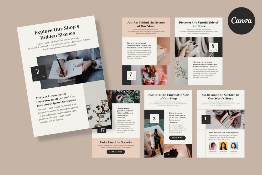 Canva Email Templates Calendar
