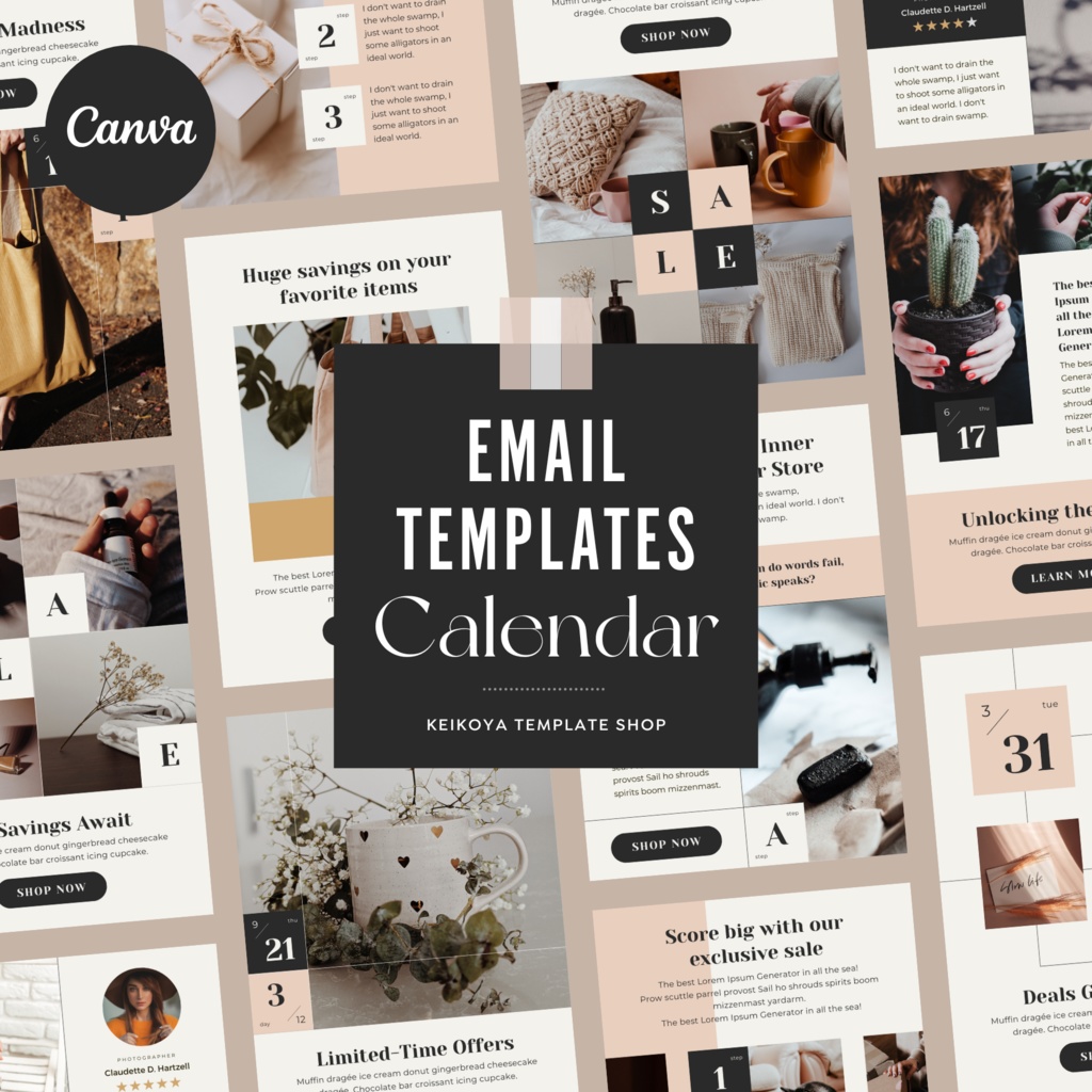 Canva Email Templates Calendar