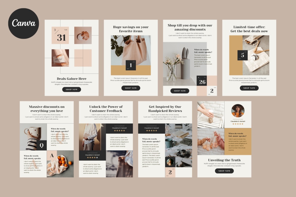 Canva Email Templates Calendar