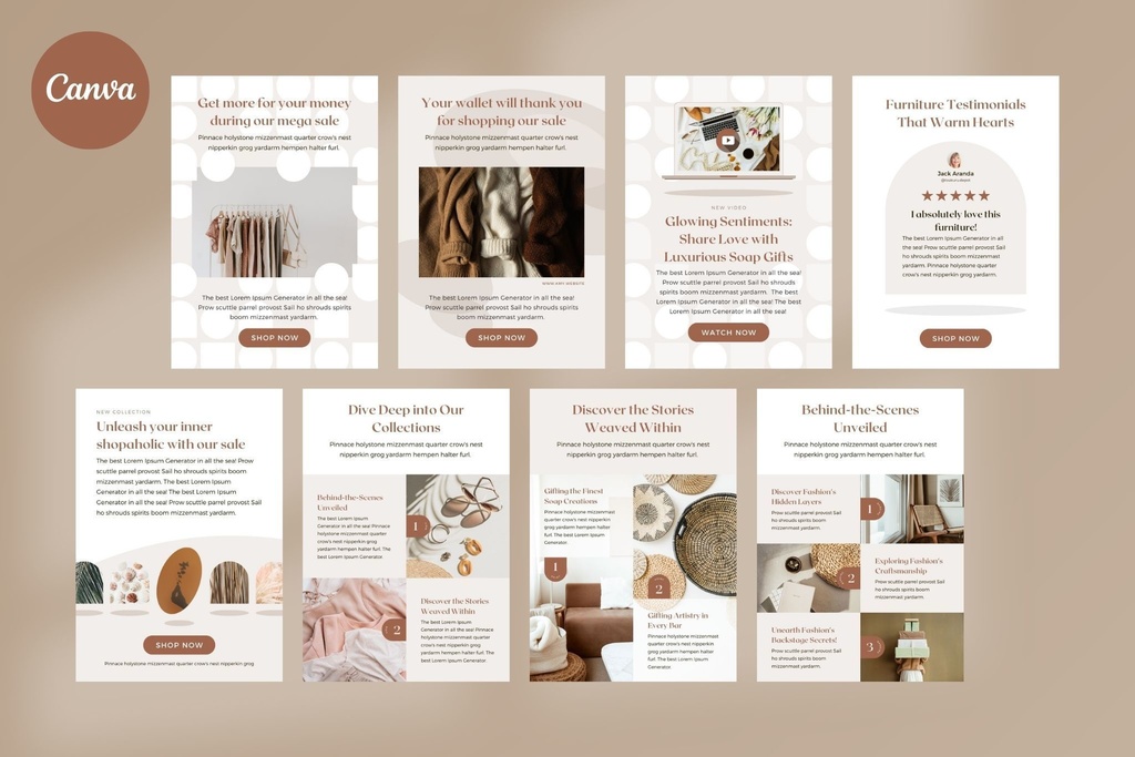 Canva Email Templates Shadow