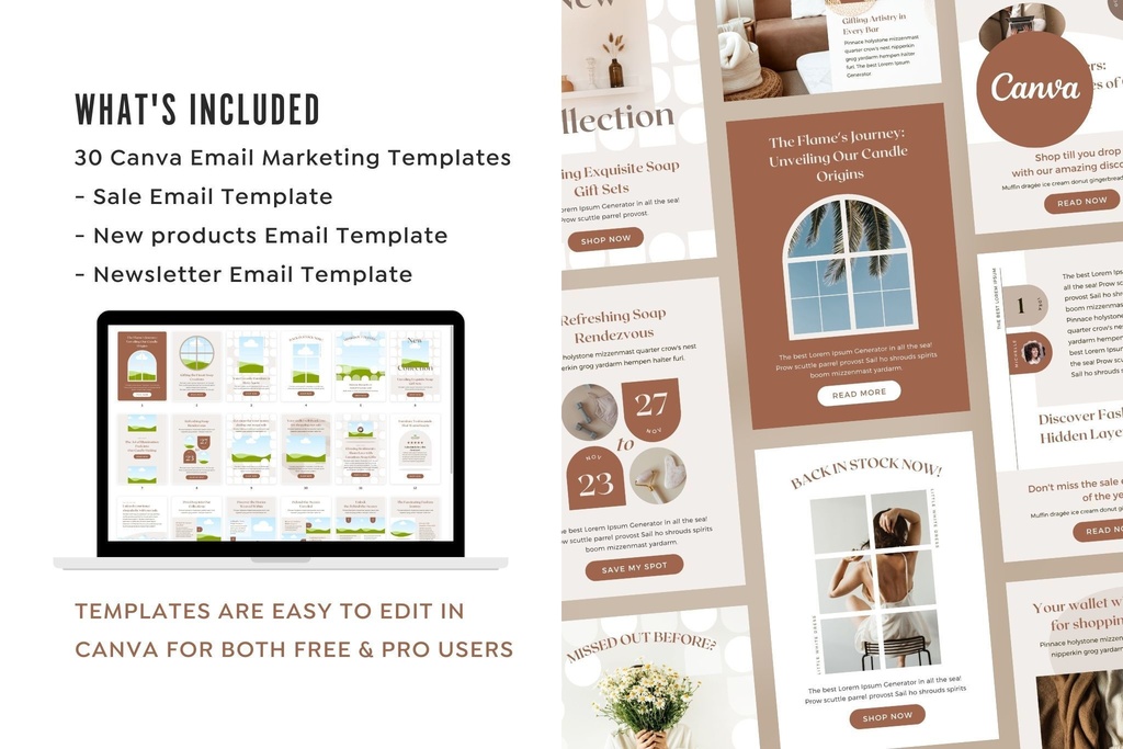 Canva Email Templates Shadow