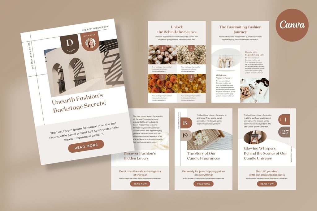 Canva Email Templates Shadow