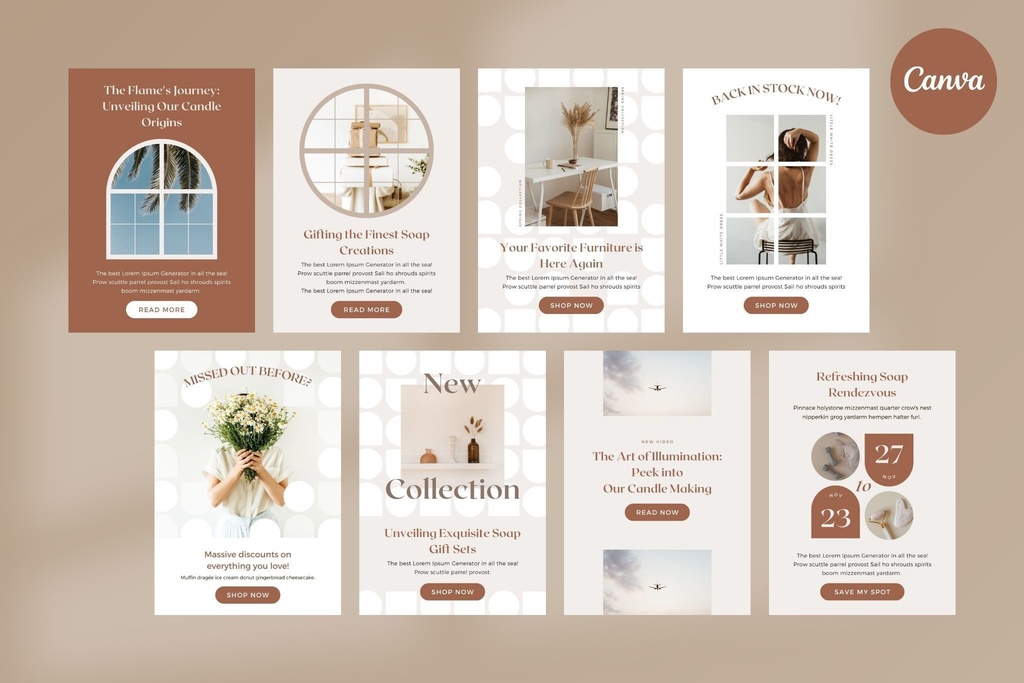 Canva Email Templates Shadow