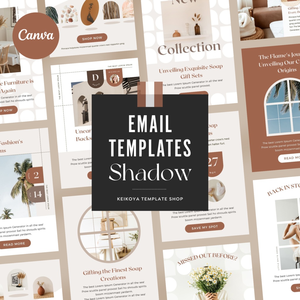 Canva Email Templates Shadow