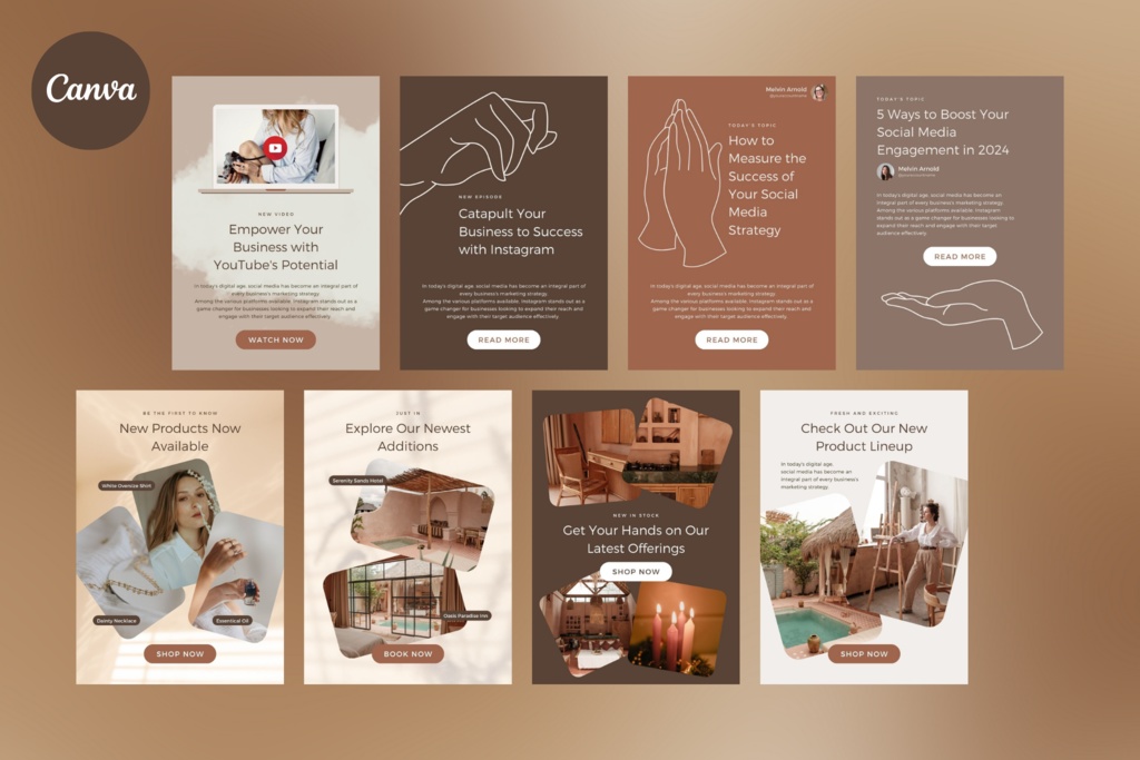 Canva Email Templates Hand
