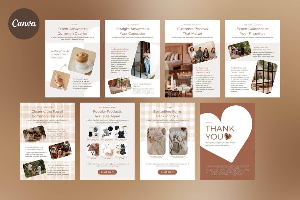 Canva Email Templates Hand
