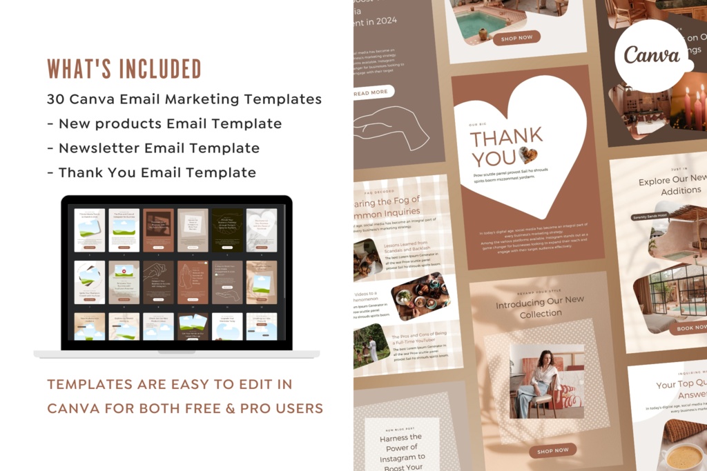 Canva Email Templates Hand