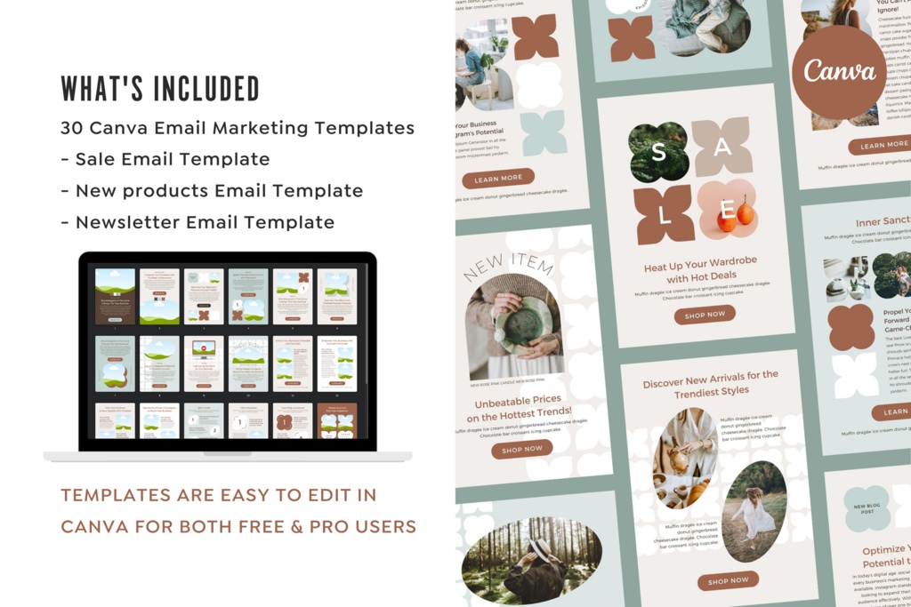 Canva Email Templates Mint