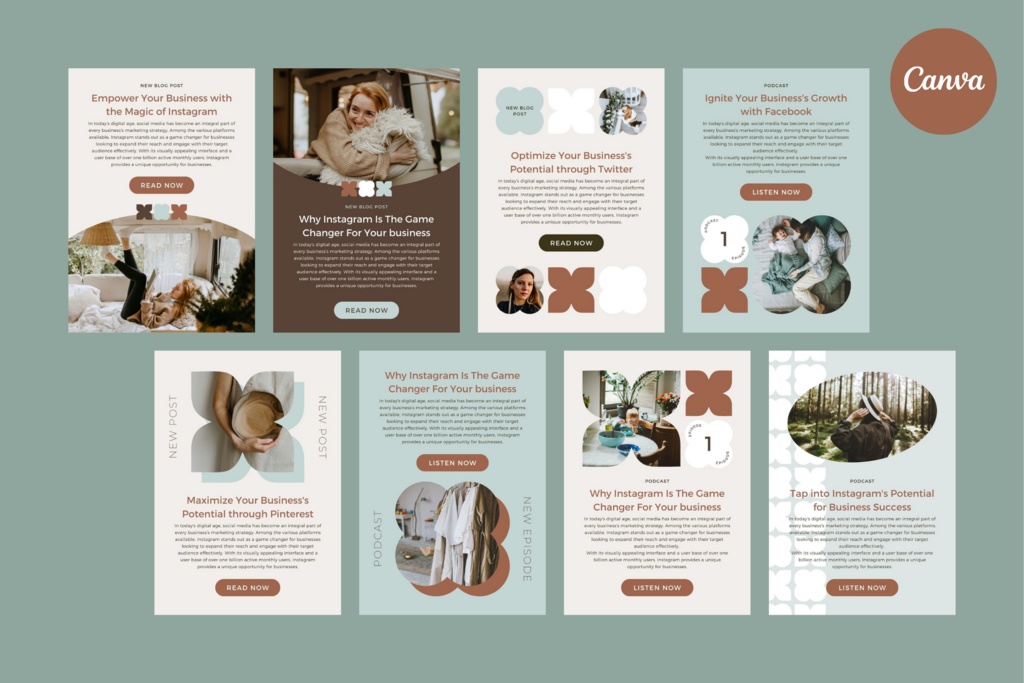 Canva Email Templates Mint