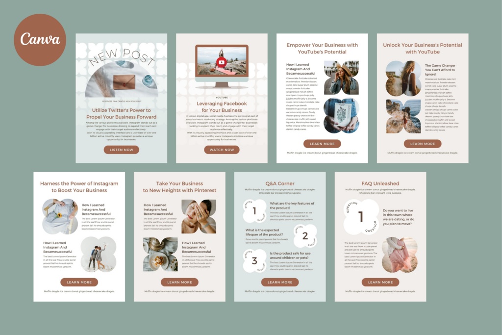 Canva Email Templates Mint