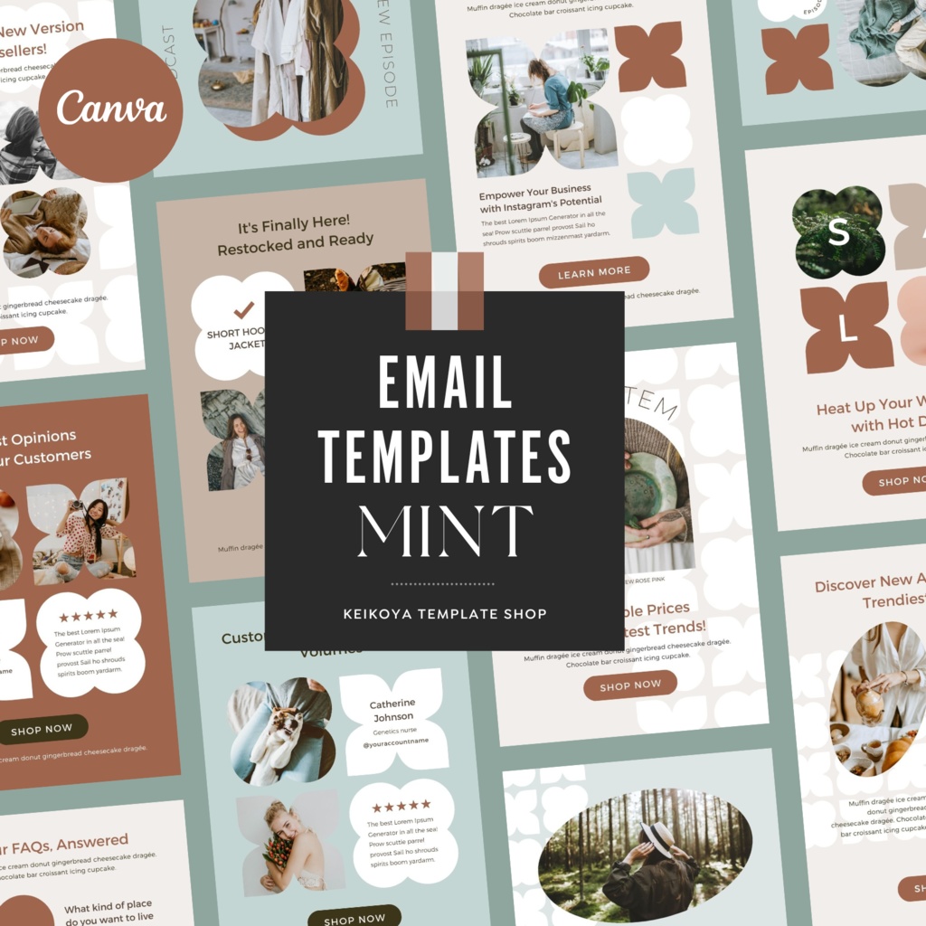 Canva Email Templates Mint