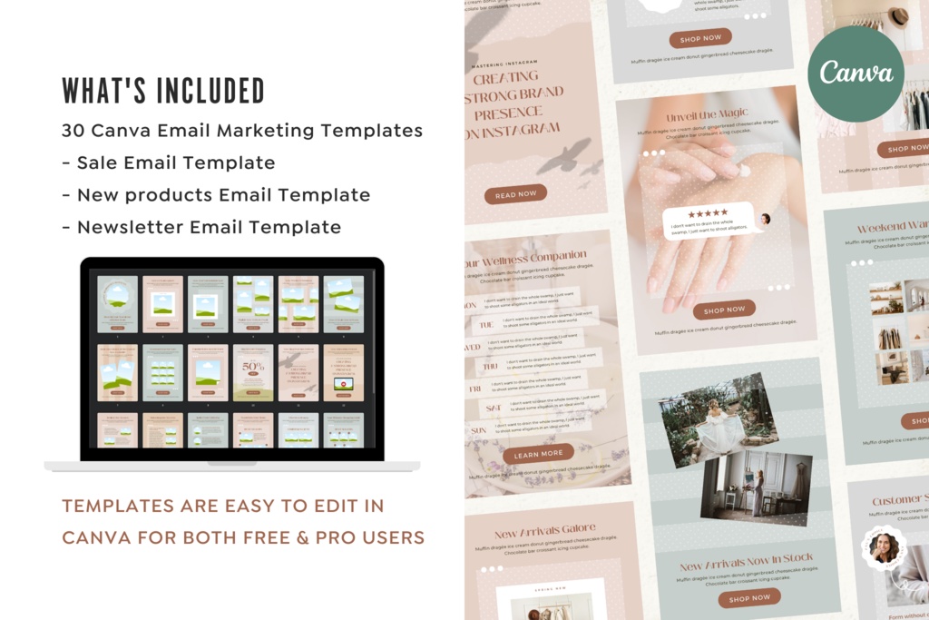 Canva Email Templates Dot