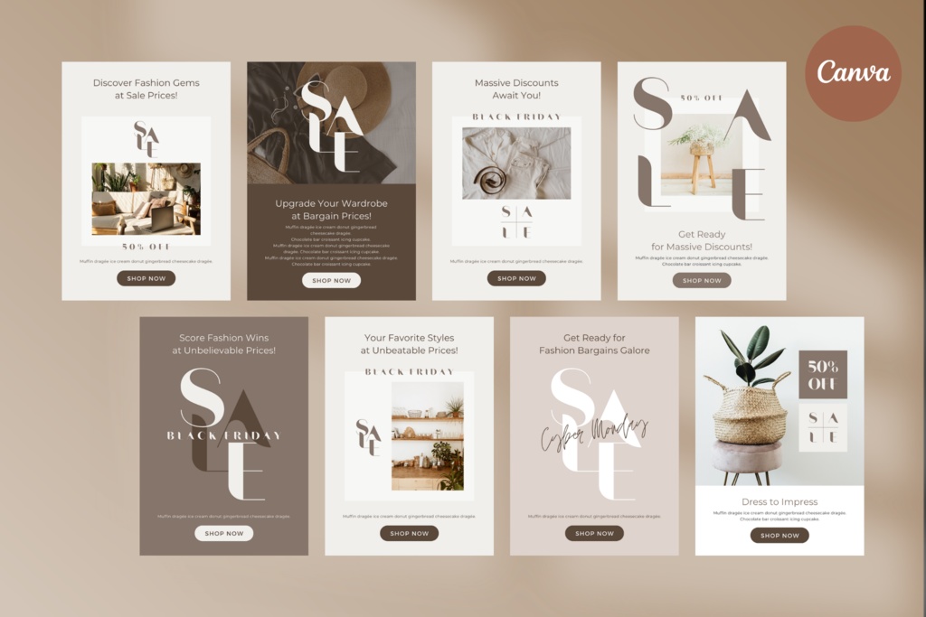 Canva Email Templates Mocha