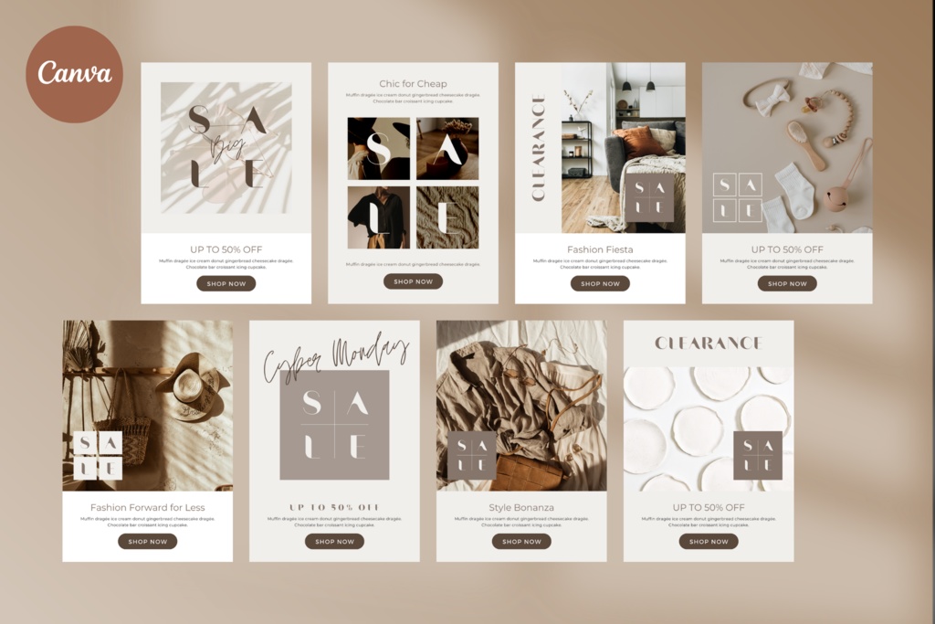 Canva Email Templates Mocha