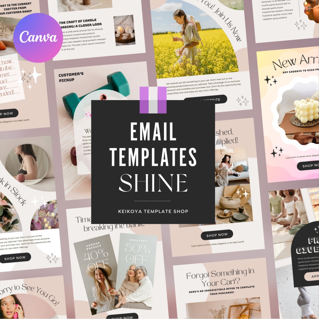 Canva Email Templates Shine