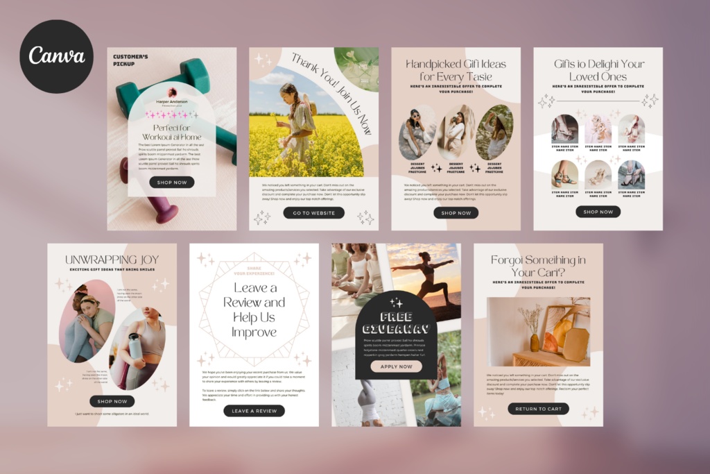 Canva Email Templates Shine
