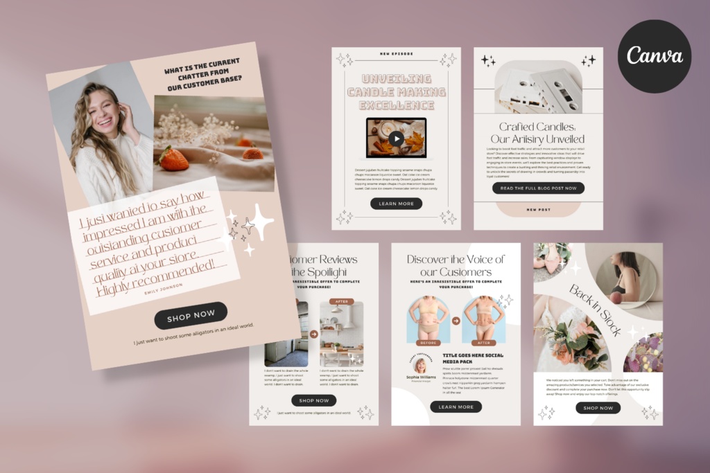 Canva Email Templates Shine