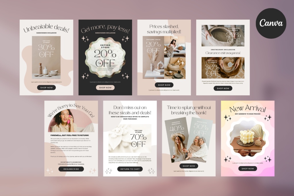 Canva Email Templates Shine