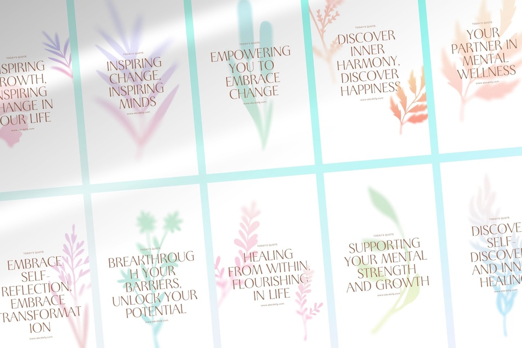 150 Canva Instagram Templates Wellness Quote