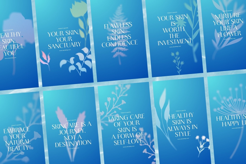 150 Canva Instagram Templates Wellness Quote