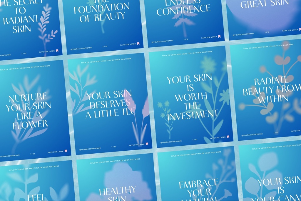 150 Canva Instagram Templates Wellness Quote