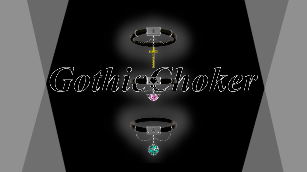 【FREE】GothicChoker【VRChat】