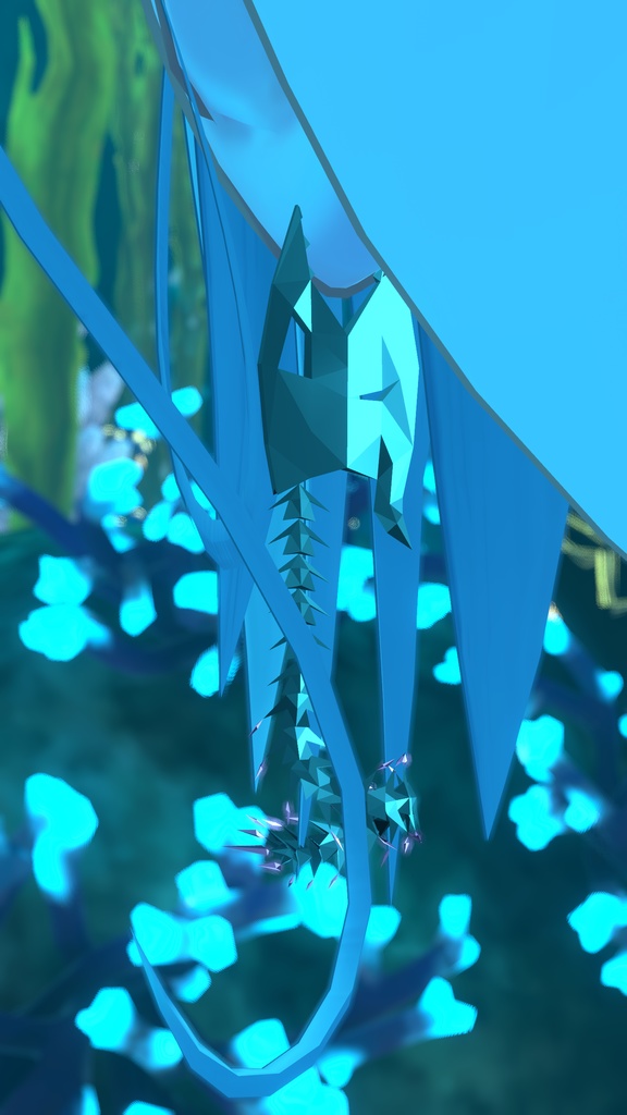 【FREE】SkullFishEarring【VRChat】