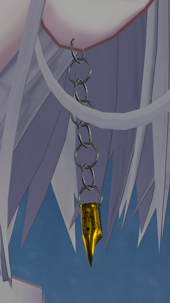 【FREE】FountainPenEarring【VRChat】
