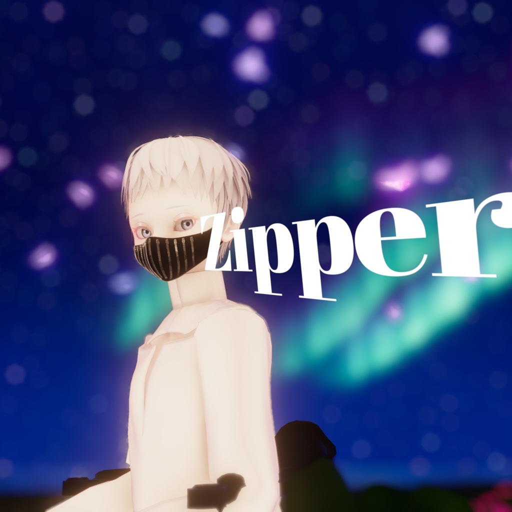 【無料/3D装飾品】FrenchMouth【VRChat】