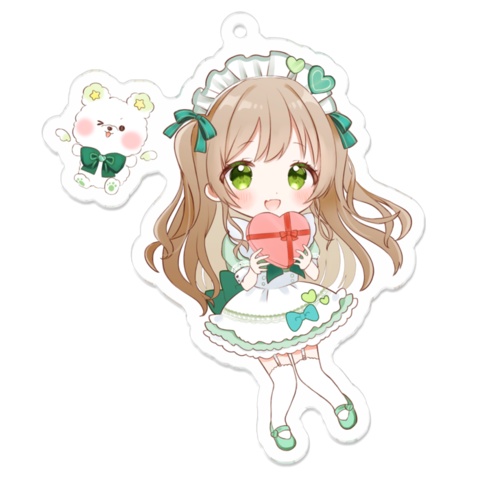 【予約販売】月神せれな/アクリルキーホルダー(メイドver)