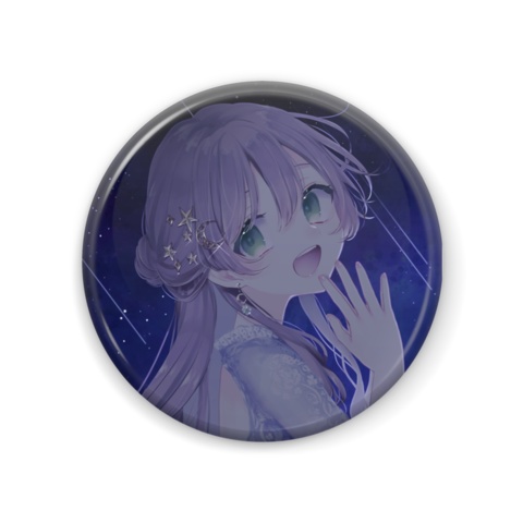 【在庫限り】月神せれな/缶バッジ(1周年記念)