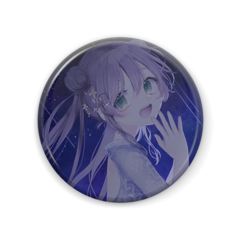 【在庫限り】月神せれな/缶バッジ(1周年記念)