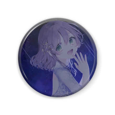 【在庫限り】月神せれな/缶バッジ(1周年記念)