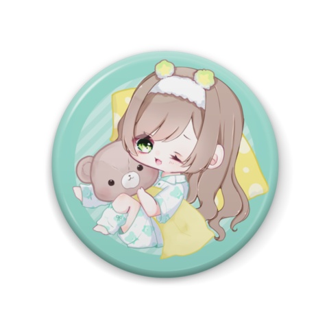 【予約販売】月神せれな/ホログラム缶バッジ【Vtuber活動5周年】