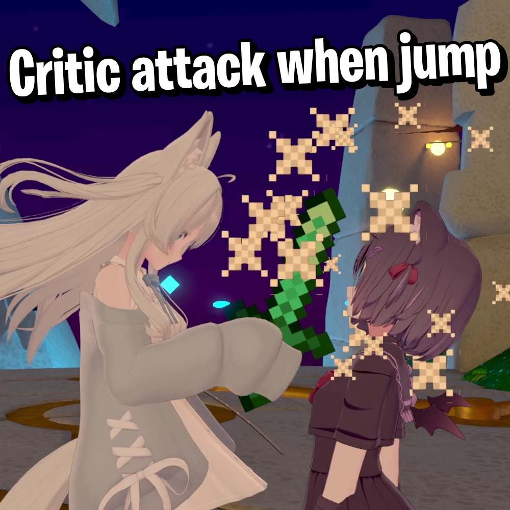 【VRChat】 Minecraft Sword Functional