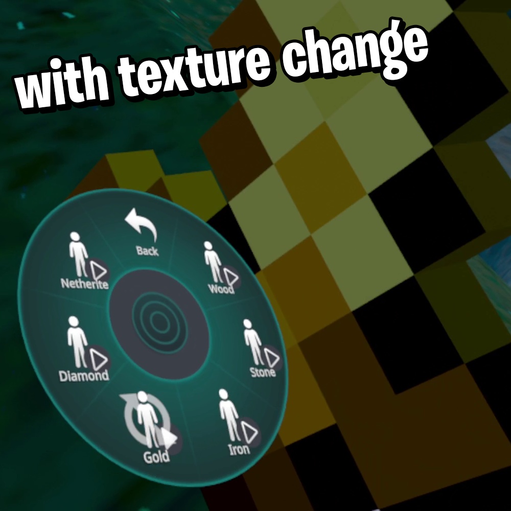 【VRChat】 Minecraft Sword Functional