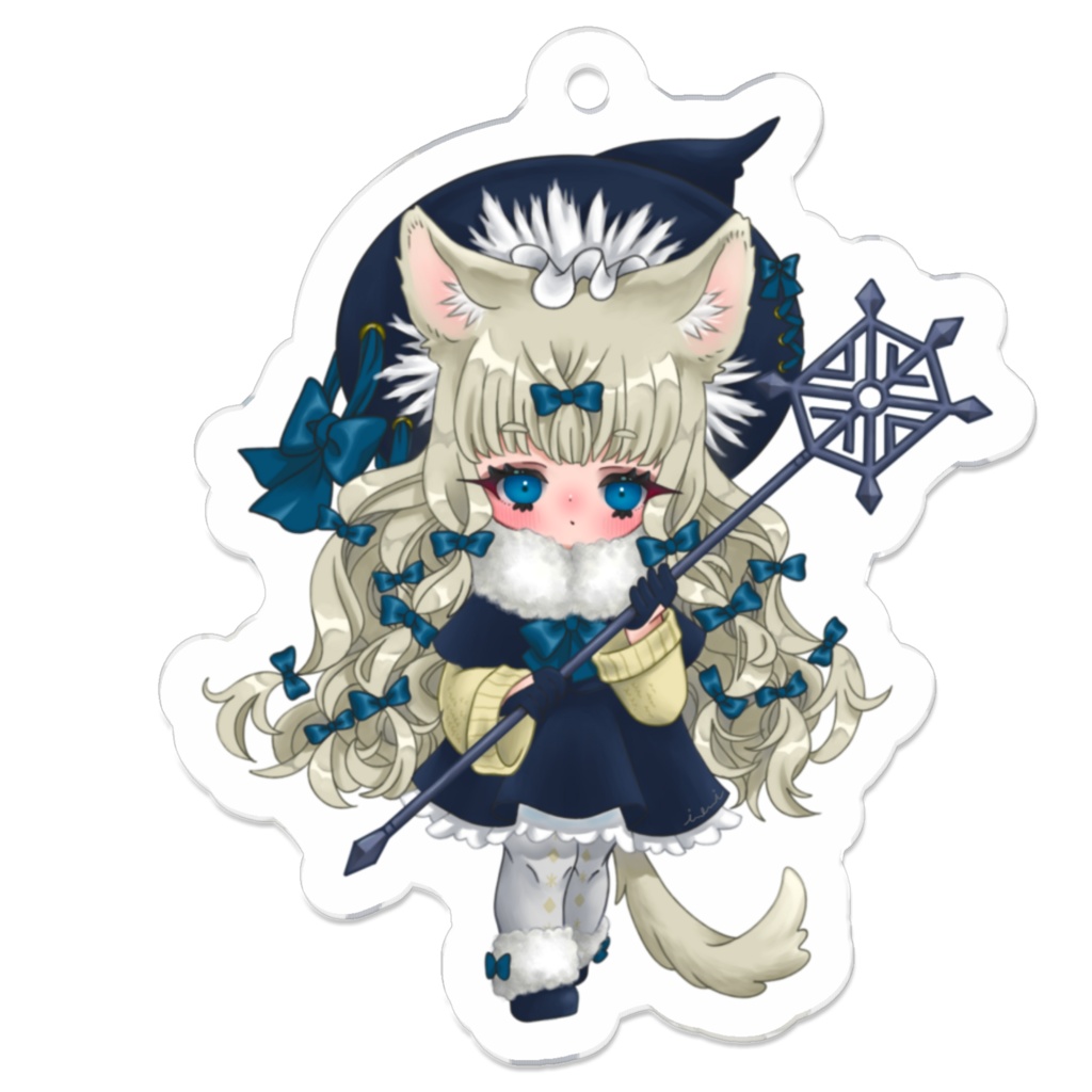冬の魔女 アクリルキーホルダー