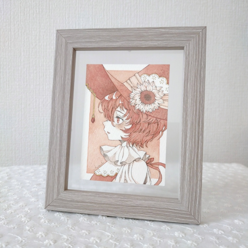 額装ドローイング