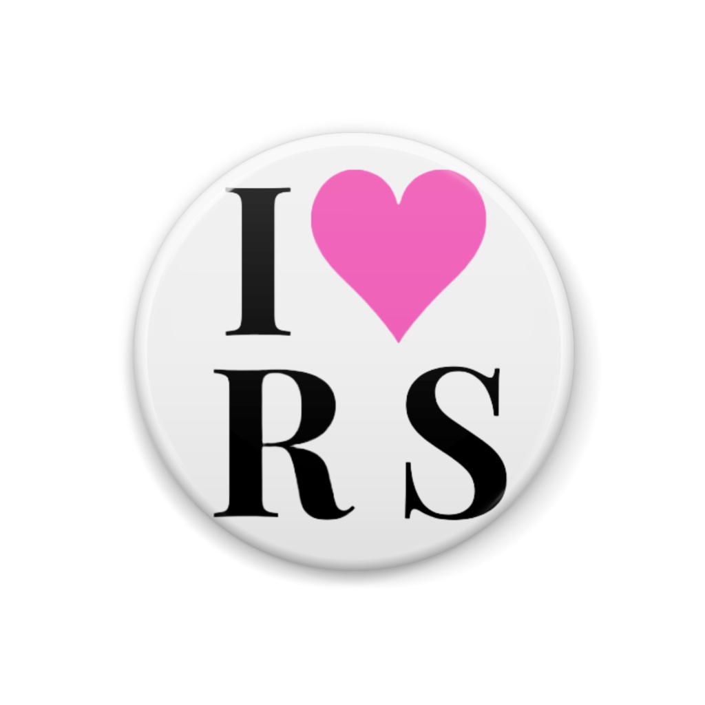 I LOVE RS　缶バッジ