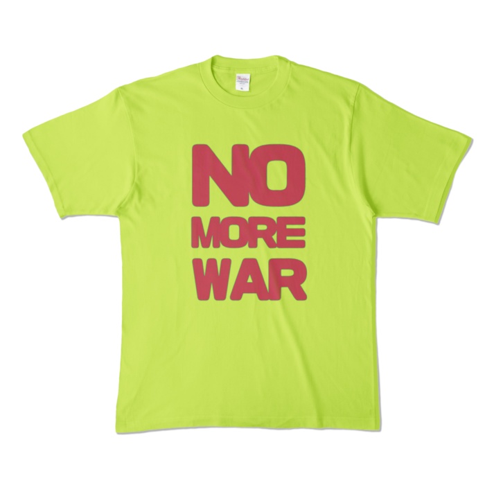 NO MORE WARカラーTシャツ(全7種)