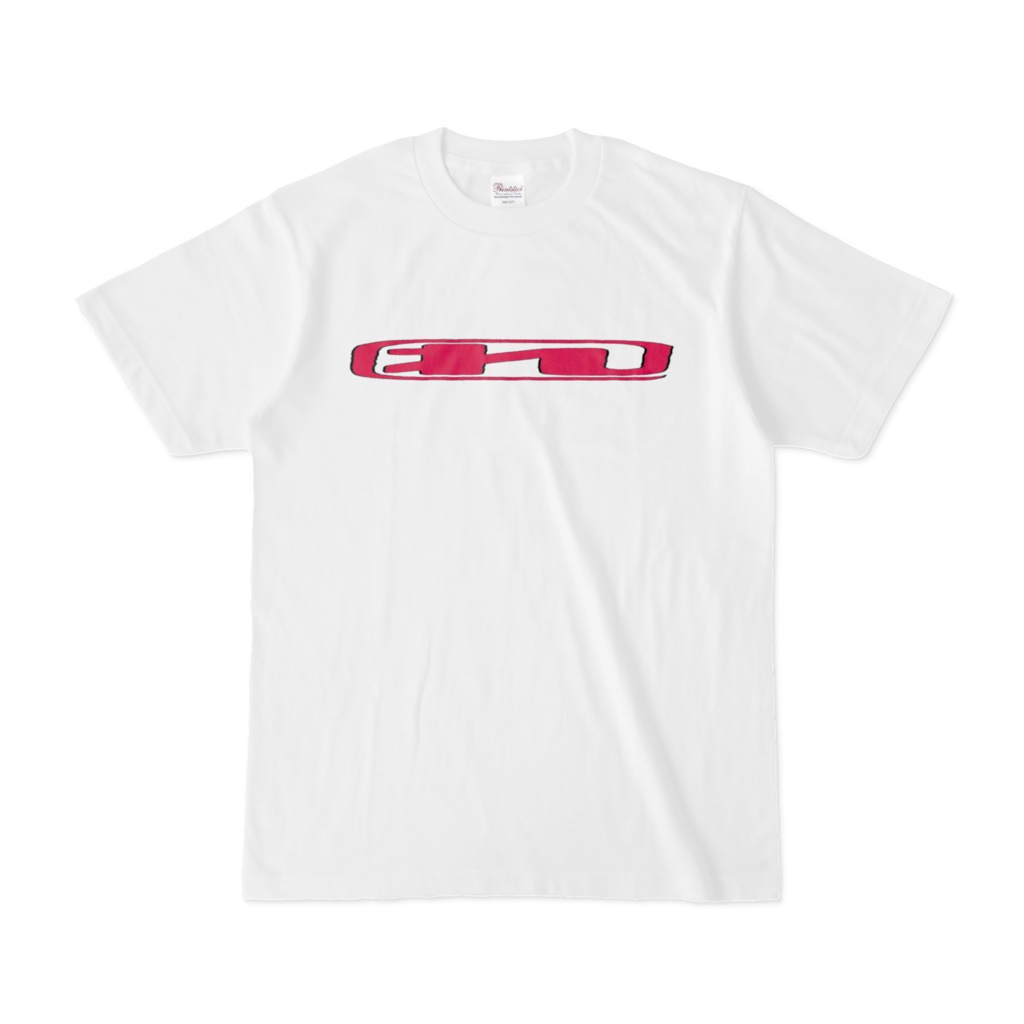 幅広れットマーク 白Tシャツ
