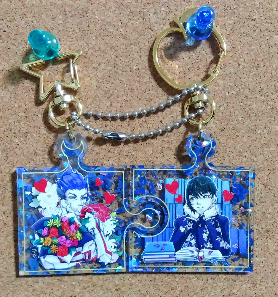 アオ主ニコイチアクキー