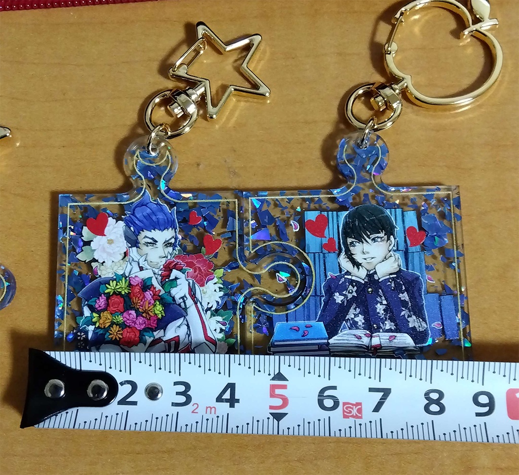 アオ主ニコイチアクキー