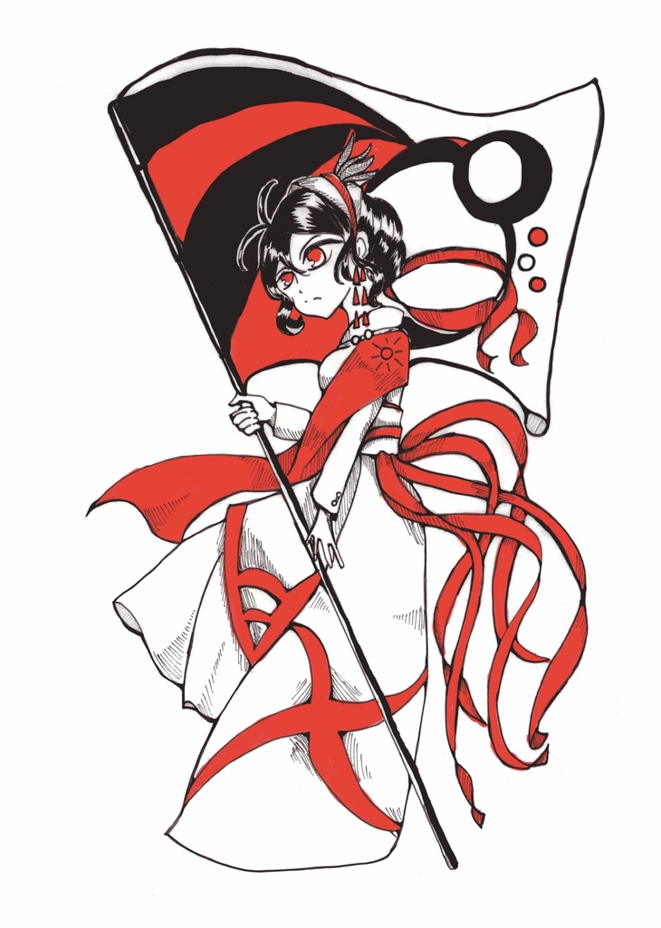 【原画2】旗の護り手