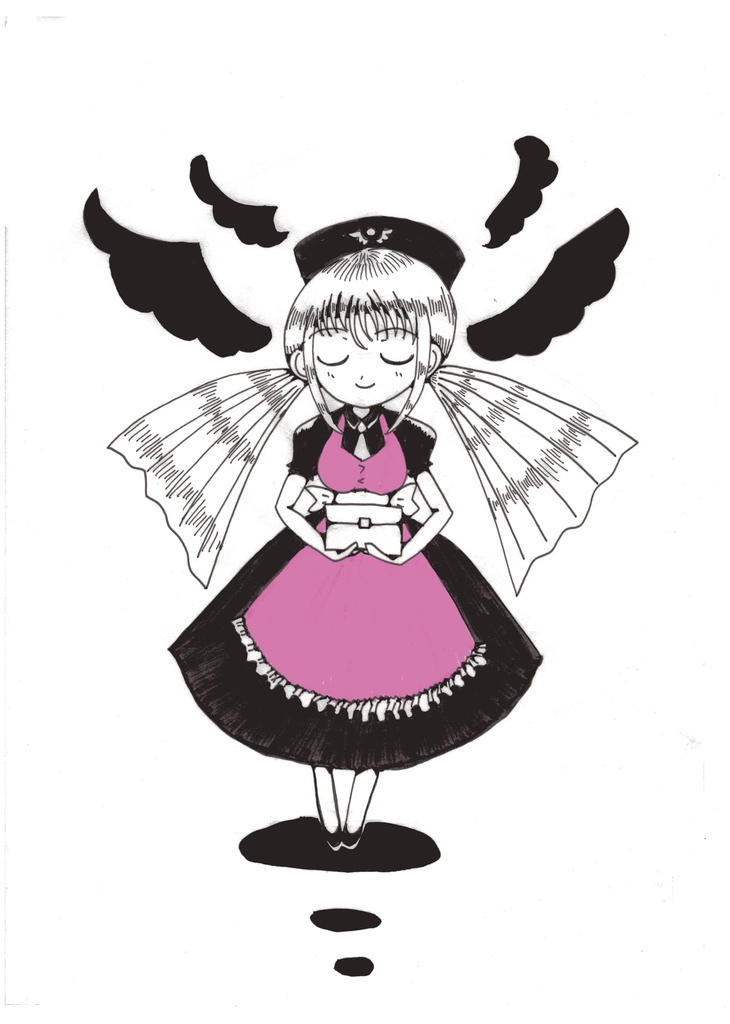 【原画4】黒衣の天使